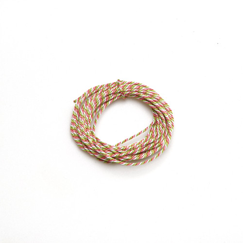 Kumihimo Silk Cord Braiding Supply "KUMIHIMONOIRO" Mitsuyori String No.27 (1mm x 3m)