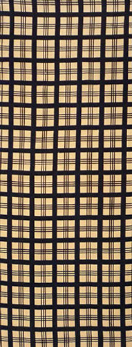 Tenugui with Beige Checked Pattern (914)
