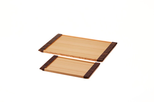 Rectangular Cherry Bark Tray, RIM