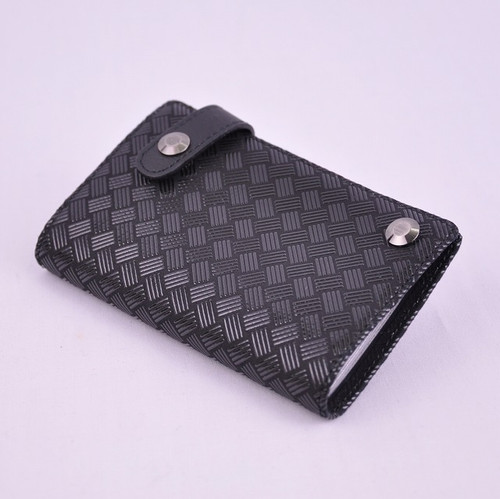 INDENYA Credit Card Holder 2521 Tiles Black on Black