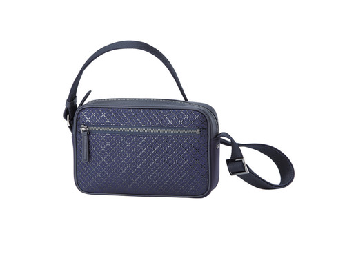 INDENYA Cool Shoulder Bag 6613, Ropes Black on Blue