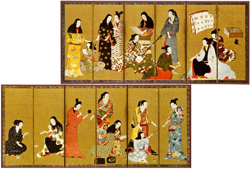 BENRIDO Decorative Folding Screen, "The Matsuura screens"