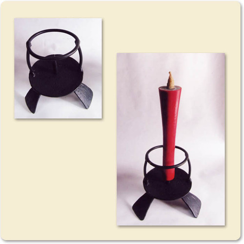 MATSUI Cast Iron Candle Holder NO.5, Simple Design