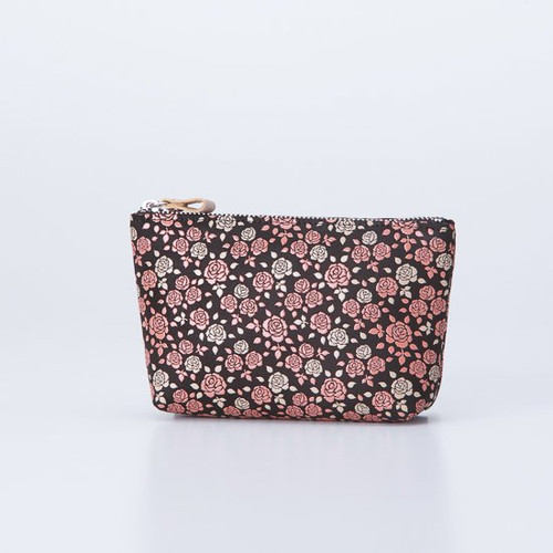 INDENYA Leather Pouch 4405 'KAGUWA' with Rose Pattern