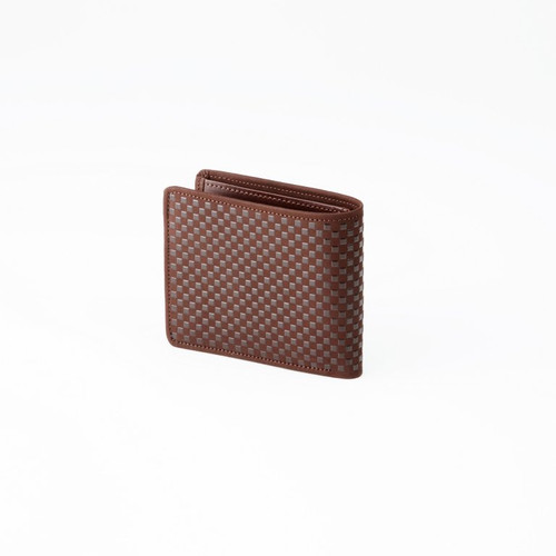 INDENYA Leather Fold Wallet 2006, "INISHIE" Brown