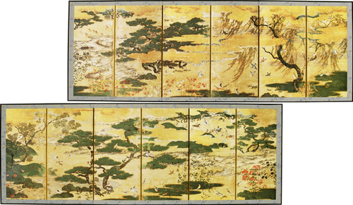 BENRIDO Decorative Folding Screen, "Hamamatsu"