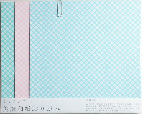 IEDA Mino Washi Handmade Paper Origami, Shibori Pastel