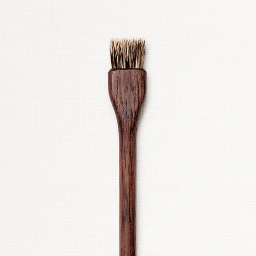 MIZUHO Brush 'UBU' Walnut Wood Lash brow Brush