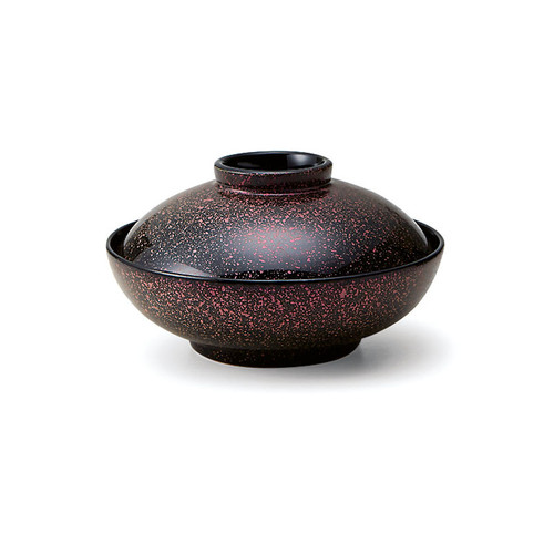 MARUKATSU Porcelain "GINGA", Muko-zuke with lid Purple