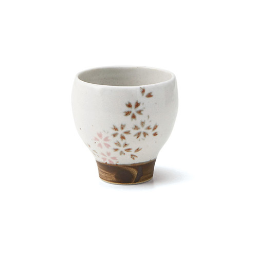MARUKATSU Porcelain "SHUKUEN" Sakura Sake Cup