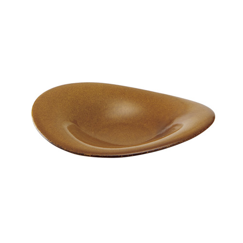 MARUKATSU Porcelain "EARTH" Pasta plate, Brown