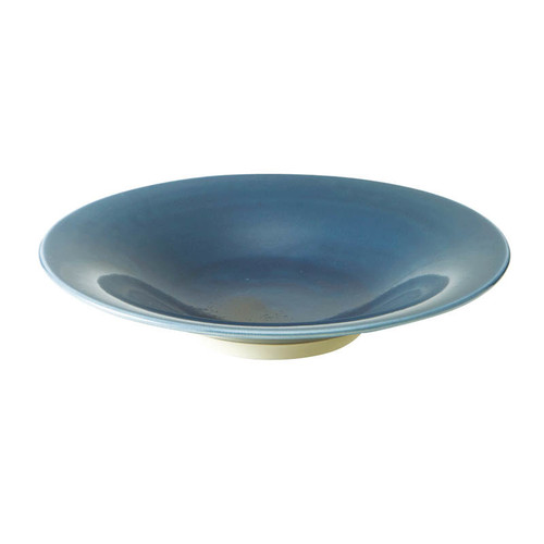 MARUKATSU Porcelain "EARTH" Soupl Bowl, Blue