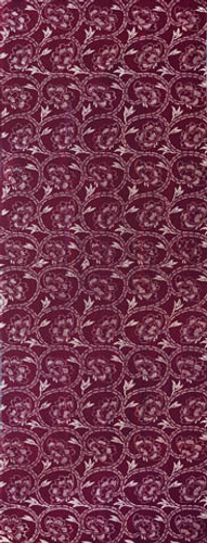 Rienzome Tenugui Cloth with Tree Peony Pattern, Red (T-114)