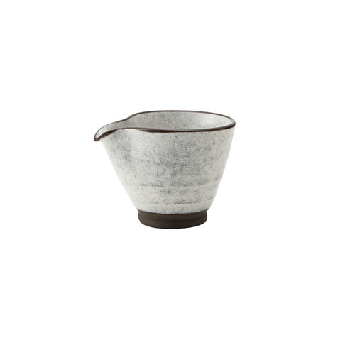 MARUKATSU Porcelain "WAN-GURI" White Sake Pitcher