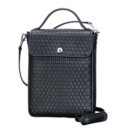 INDENYA Business Style Shoulder Bag 6611 Pines, Black on Black