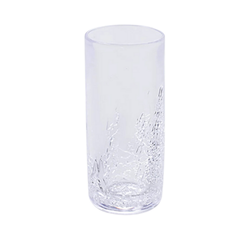 Soft, Cracking Tall Drinking Glass, "SECCA 4"