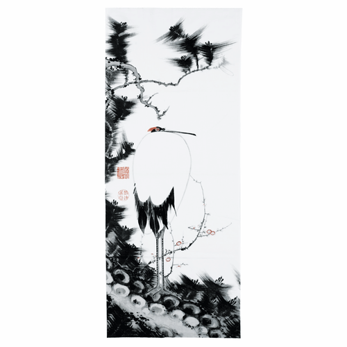 Tenugui Crane by Ito Jakuchu