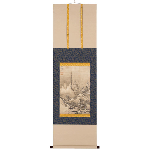 BENRIDO COLLOTYPE Hanging Scroll "Landscape of four seasons: winter"