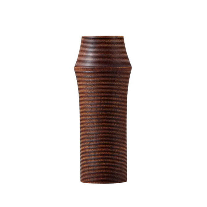 Long Shaped Large Tea Container HISHI, Brown