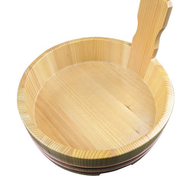 Kiso Wooden Noodle Tub with Handle