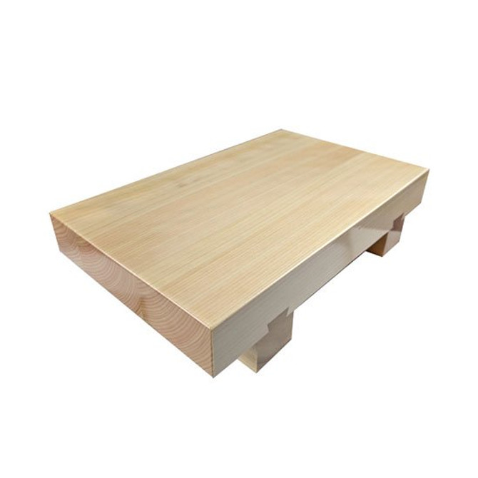 Kiso Hinoki Cypress Plateau Serving Tray, flat