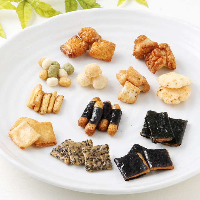 Arare Senbei, Japanese snack Set from Matsuzaki "Narukami"