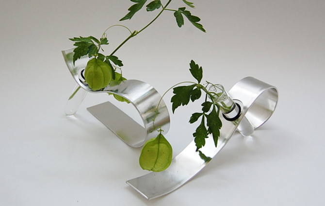 Flexible Aluminum Flower Vase JIZAI