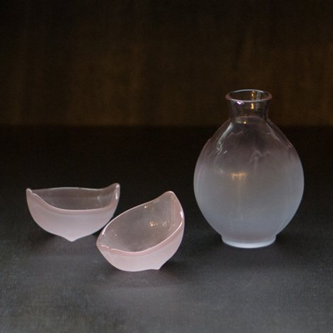 Petal Shaped Sake Cup, "HANAHONOKA" 1pc. (HO-7)