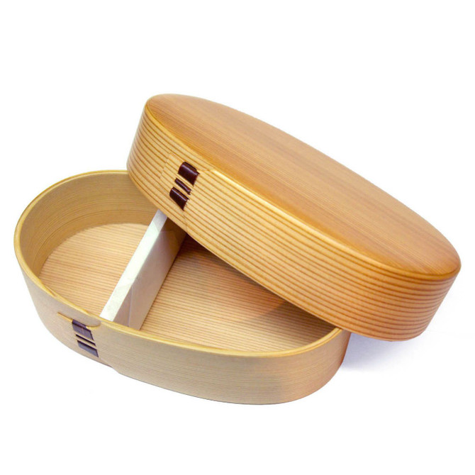 Award Winning Bentwood Traditional Slim Bento Box