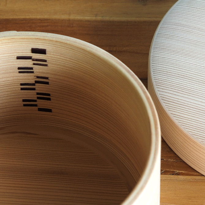 Award Winning Bentwood Rice Container