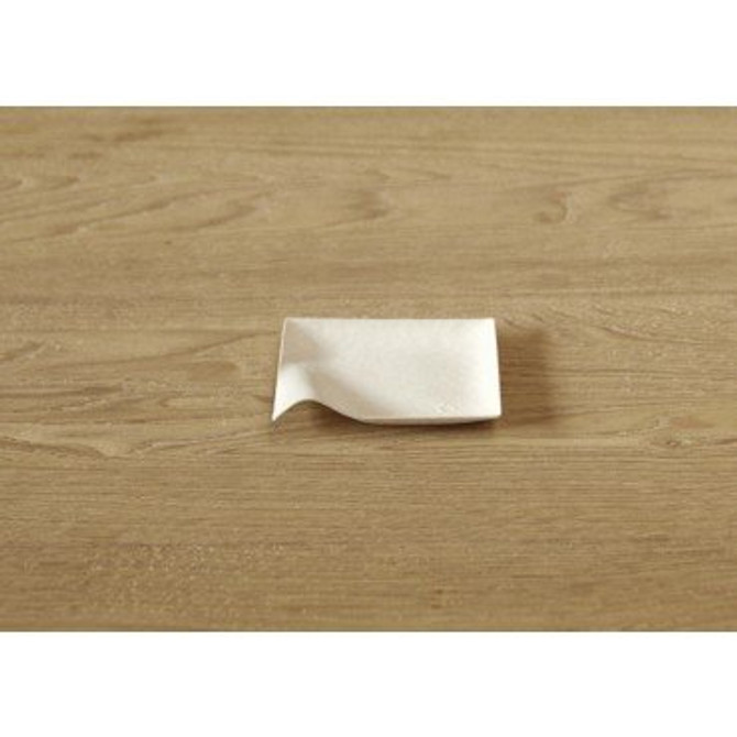 WASARA Rectangular Plate KAKU - Small 8.0 x 8.0cm, Biodegradable