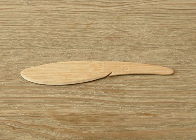 WASARA Disposable Bamboo Knife,  Biodegradable