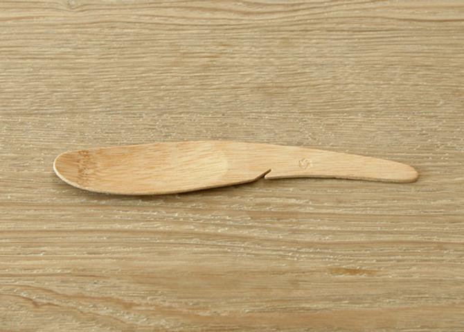 WASARA Disposable Bamboo Spoon, Biodegradable