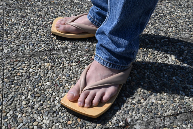 Modern Geta Sandals for Men SAJIN