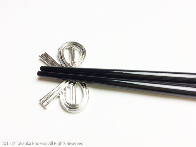 100% Tin Chopstick Rest SET "MIZUHIKI"