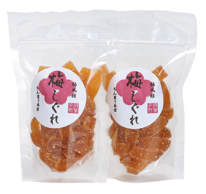 CHINRIU 'Ume Shigure' Candied Ume Plum Sticks, 80g