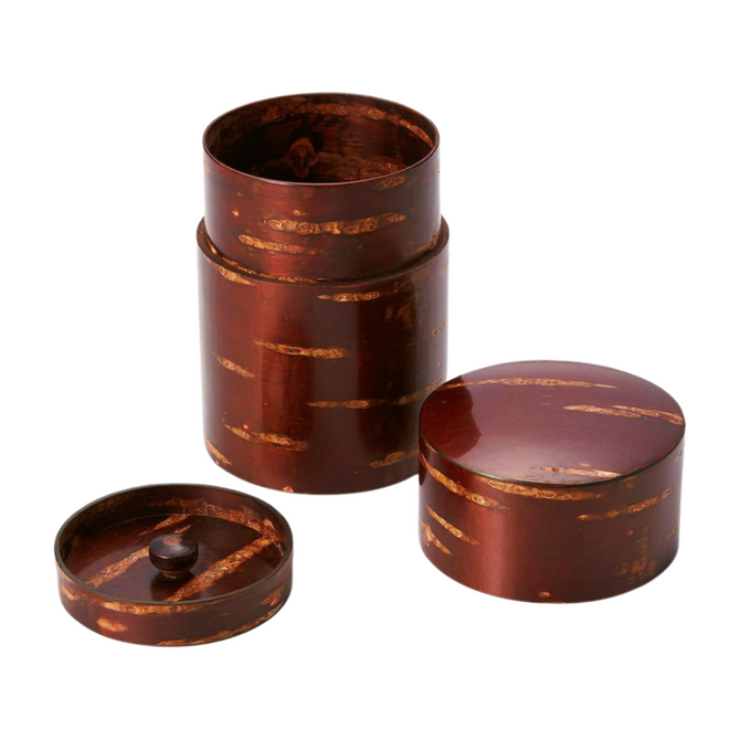 Traditional Japanese Cherry Bark Tea Container SOKAWA