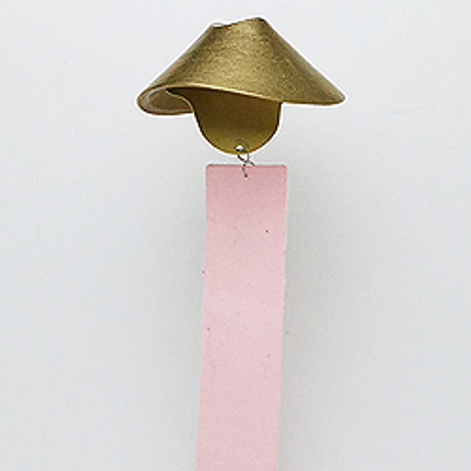 NOUSAKU Wind Bell "OWARA" Shaped like a Traditional Female Peasant's Hat