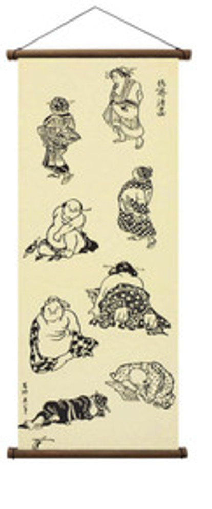 Tenugui Tapestry Frame, Hinoki Cypress