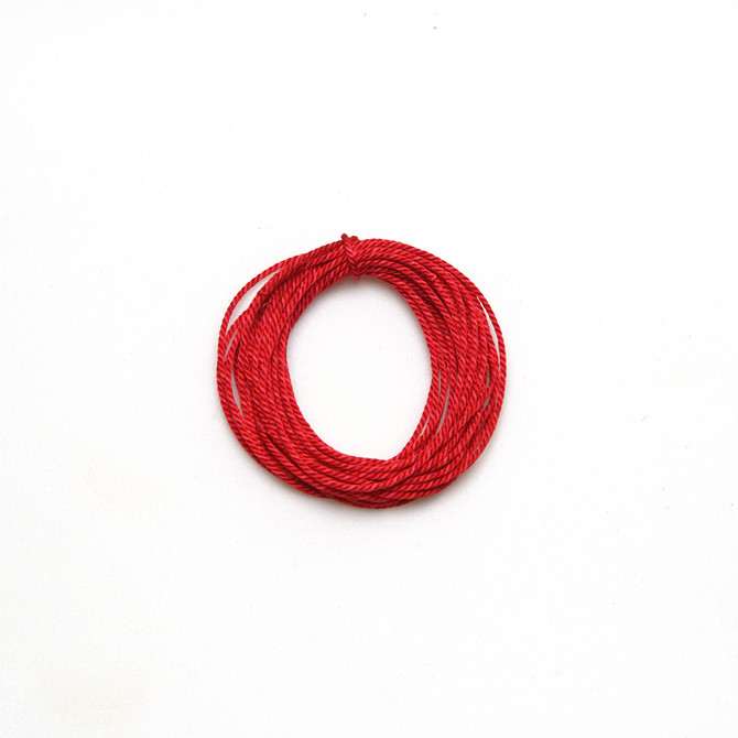 Kumihimo Silk Cord Braiding Supply "KUMIHIMONOIRO" Mitsuyori String No.4 (1mm x 3m)