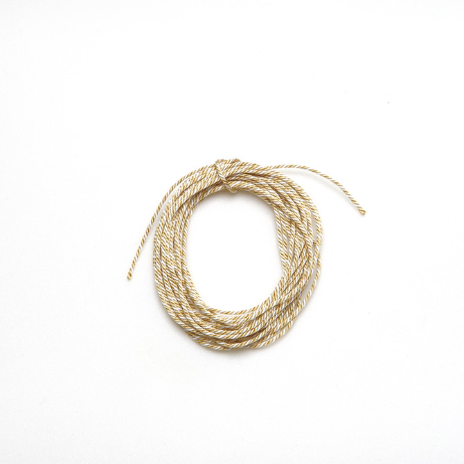 Kumihimo Silk Cord Braiding Supply "KUMIHIMONOIRO" Mitsuyori String No.16 (1mm x 3m)