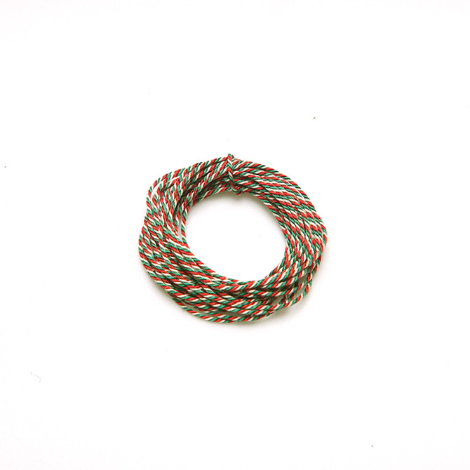 Kumihimo Silk Cord Braiding Supply "KUMIHIMONOIRO" Mitsuyori String No.25 (1mm x 3m)