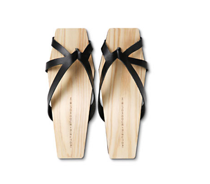 "HIBINOKODUE" Modern Style Unisex Geta, "Cross" KH-05