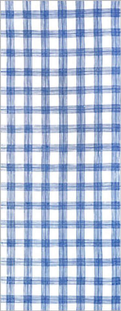 Tenugui with Baby Blue Check Pattern (239)