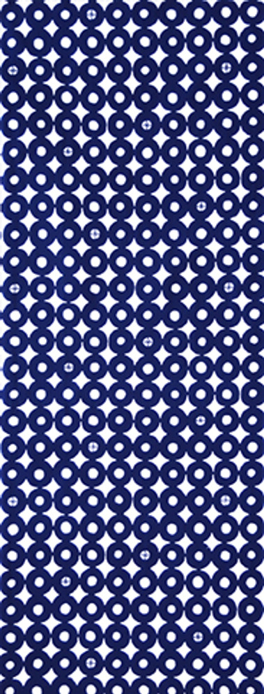 Rienzome Tenugui Cloth with Indigo Pear Pattern (993)