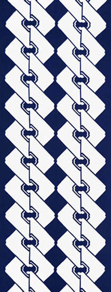 Rienzome Tenugui Cloth with Yoshiwara Chains Pattern (706)