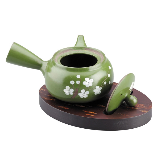 TOMIOKA Cherry Bark Decorated Teapot Lid Rest 'Futaoki'