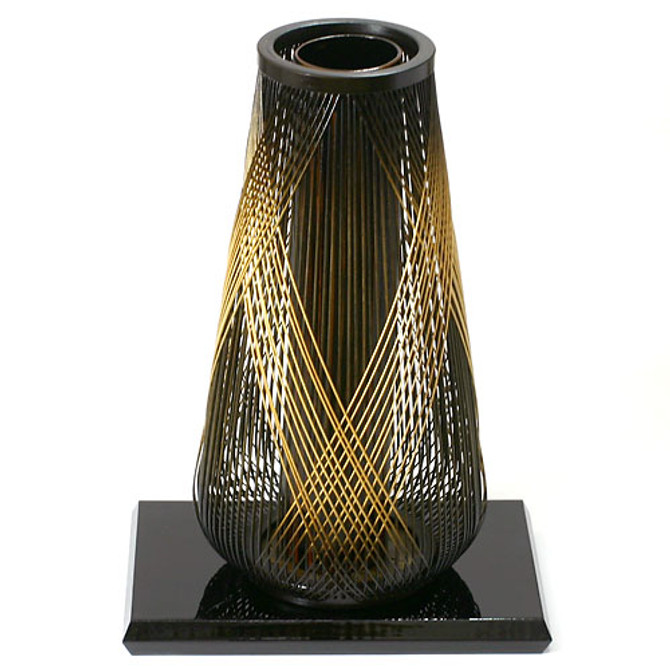 Miyabi Andon Bamboo Flower Vase 'Toryu'