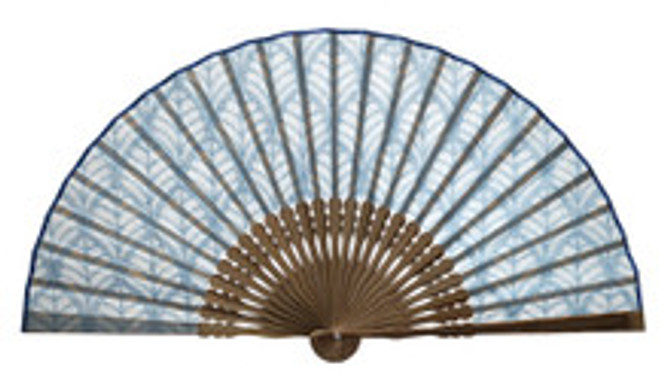 IEDA Mino Washi Handmade Folding Hand Fan - Tree Grove