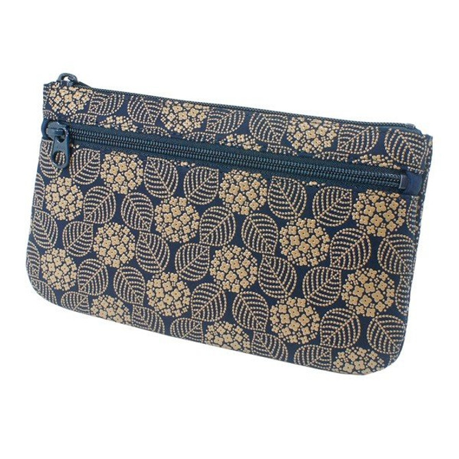 INDENYA Adorable Pouch 4407 Hortensia, White on Blue